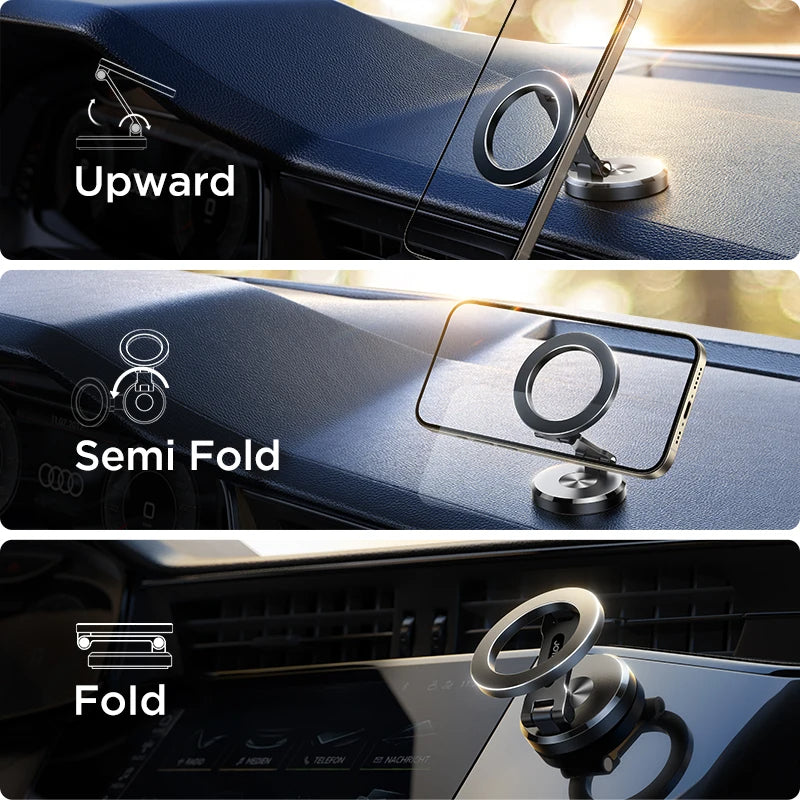 X Foldable Magnetic Car Phone Holder