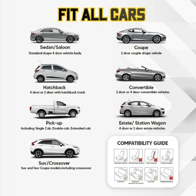 🔥Last Day 40% OFF🔥 Breathable & Anti-Slip Viscose filament Car Seat Covers